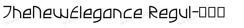 TheNewElegance Regul字体转换